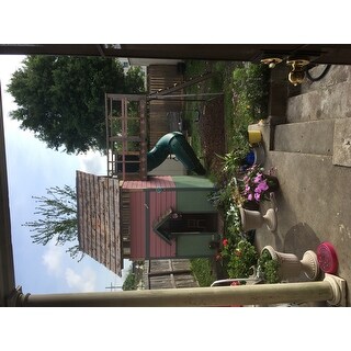 Shop Swing N Slide Green Turbo Tube Slide 118 75 H X